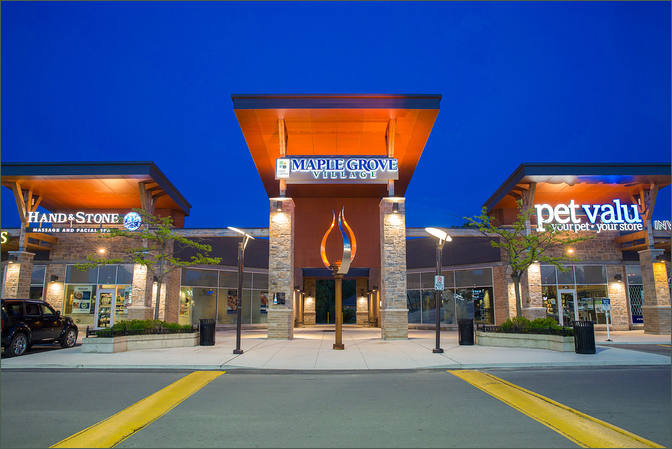                         	Maple Grove Village
                        